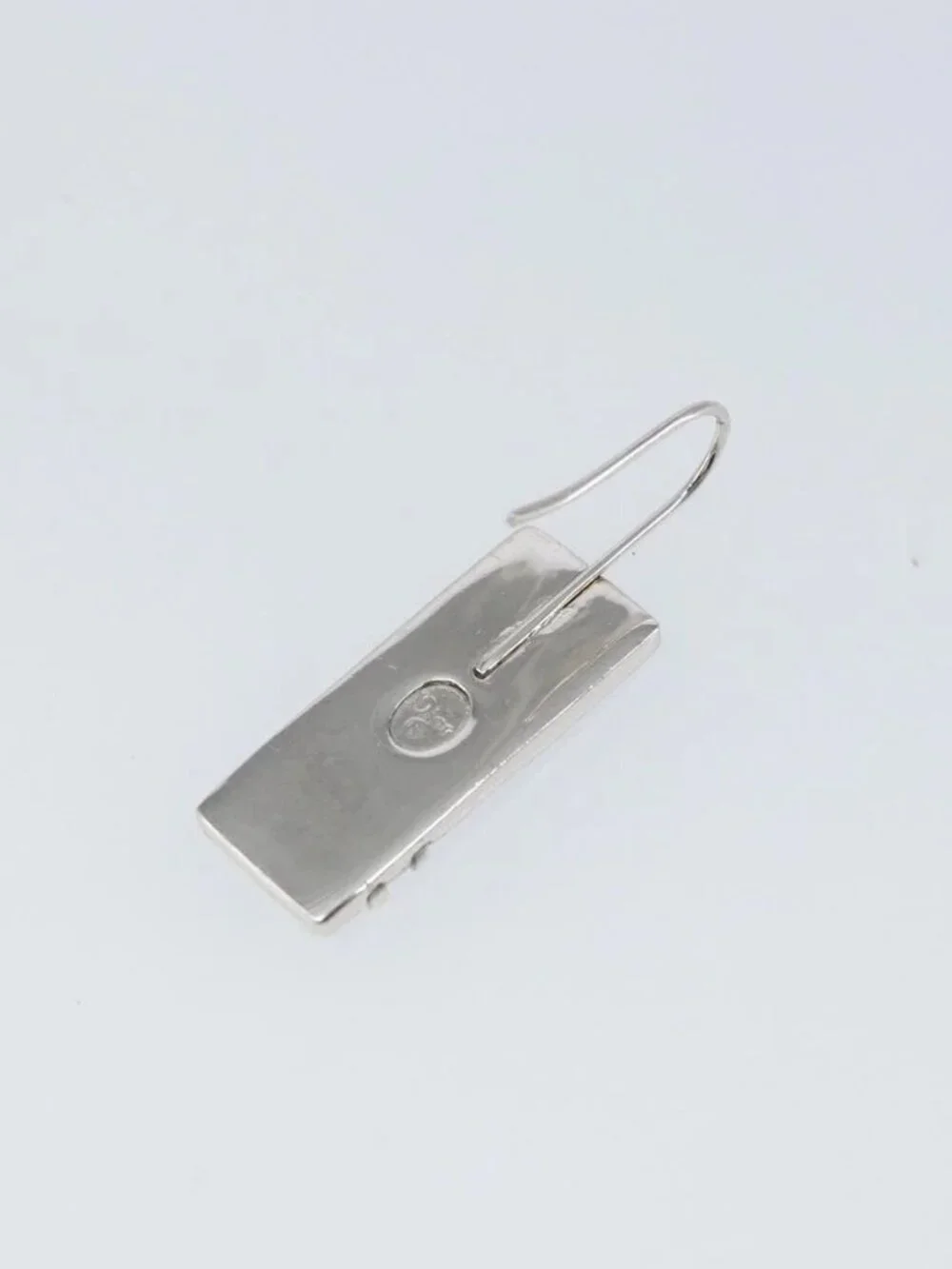 Christian Dior Pierce Earring metal Blue Auth yk20067